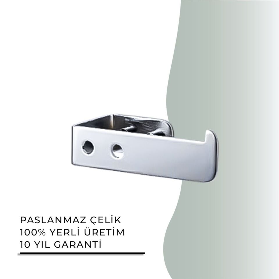 İGK YAPI - Çelik Banyo Paris Tuvalet Kâğıtlığı (PS10-012)