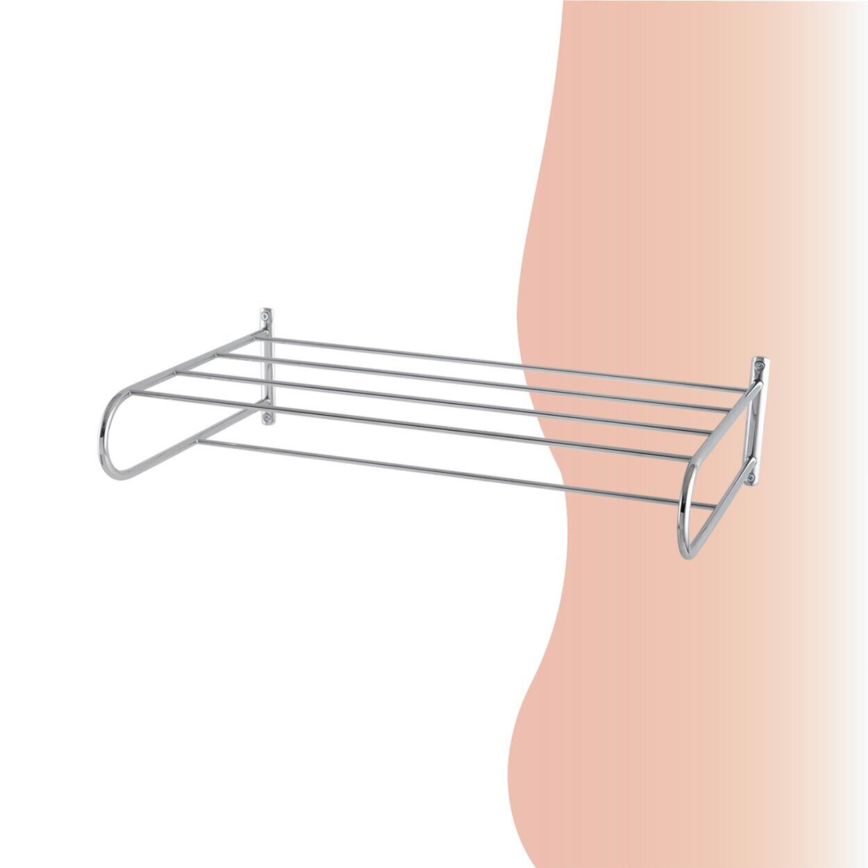 BANYOLİA - Çelik Banyo Bella Tel Raf Havluluk 50cm (30-003)