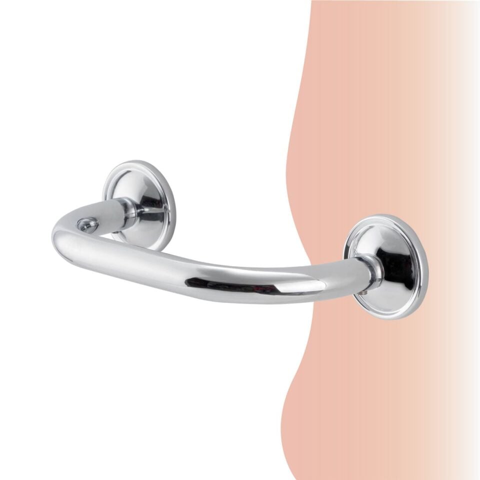 BANYOLİA - Çelik Banyo Bella Küvet Tutamağı 30cm (30-008)