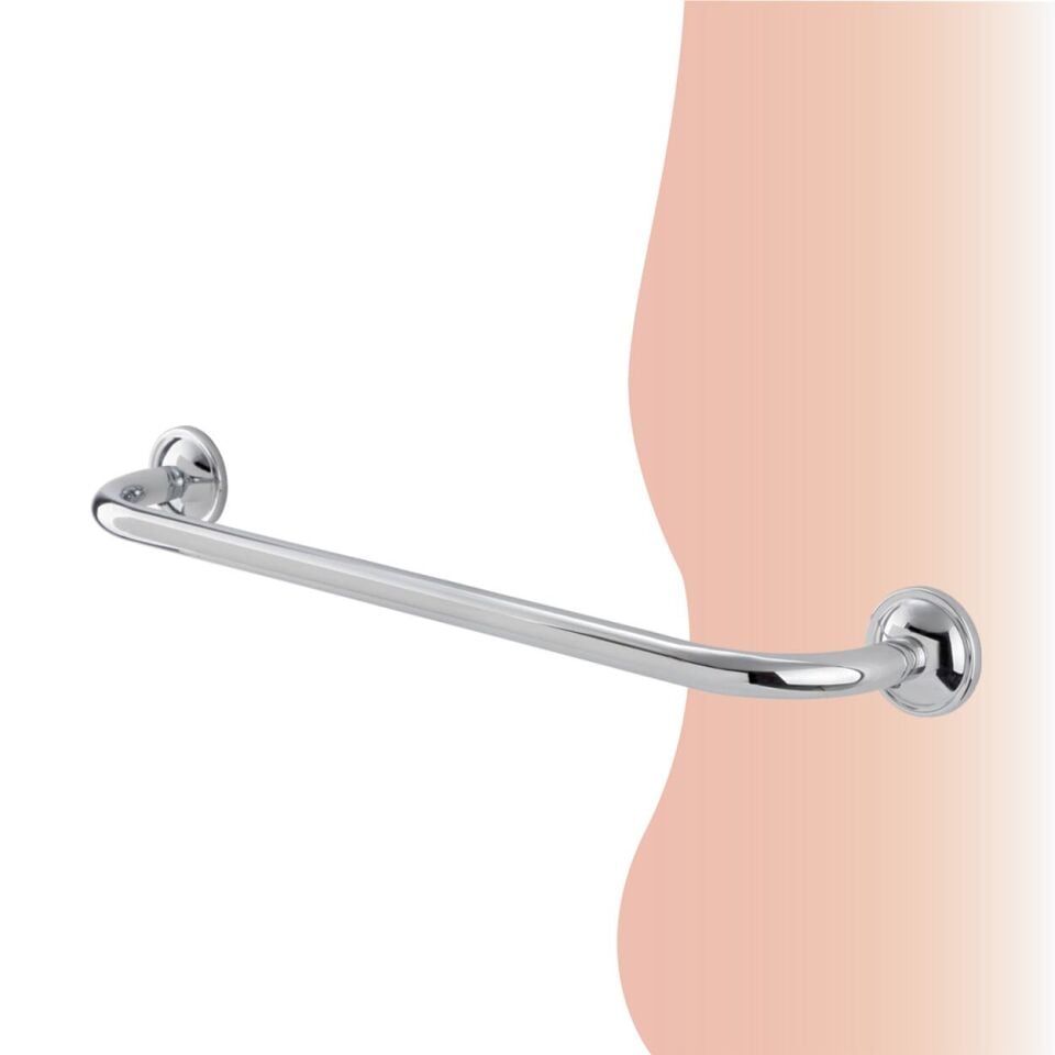 BANYOLİA - Çelik Banyo Bella Küvet Tutamağı 50cm (30-009)