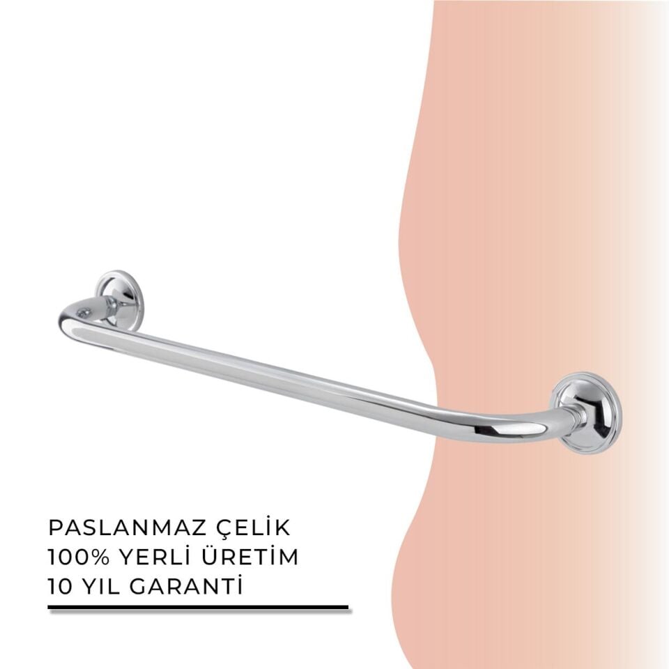 BANYOLİA - Çelik Banyo Bella Küvet Tutamağı 50cm (30-009)