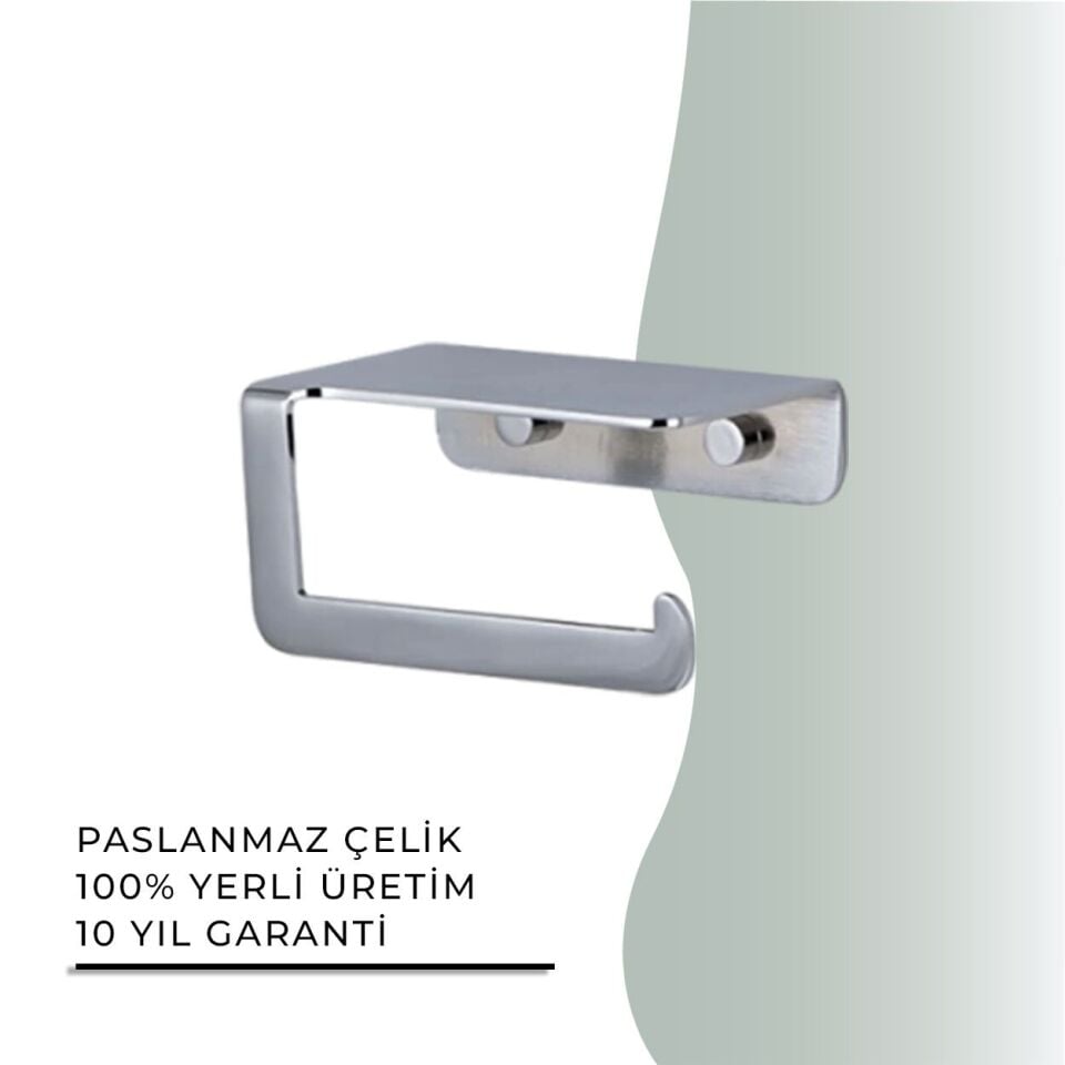 İGK YAPI - Çelik Banyo Paris Açık Tuvalet Kâğıtlığı (PS10-026)
