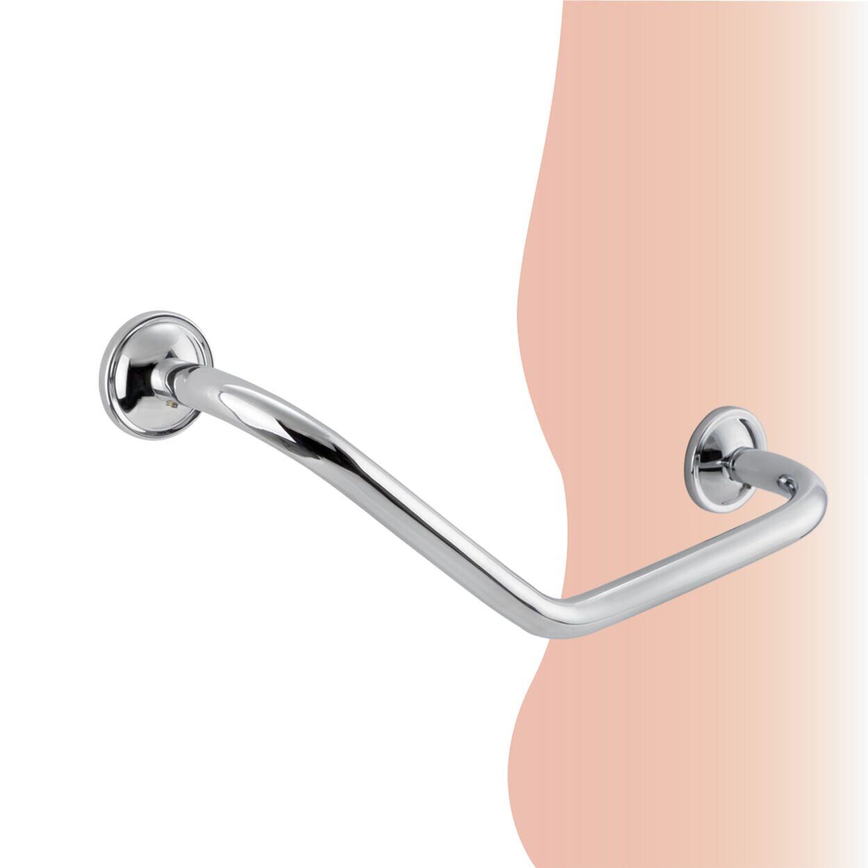 BANYOLİA - Çelik Banyo Bella Küvet Tutamağı 40cm (30-018)