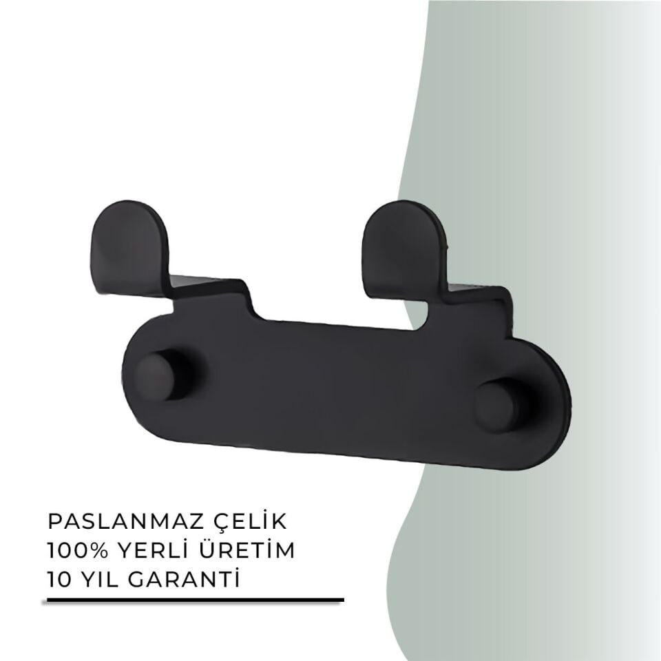 İGK YAPI - Çelik Banyo Paris İkili Askılık (DKP10-002.4)