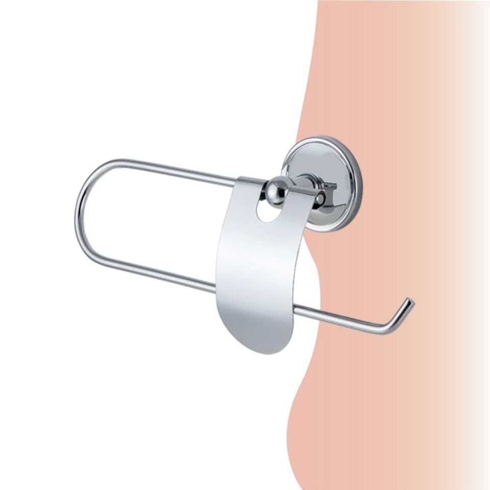 BANYOLİA - Çelik Banyo Bella Dar Kapaklı Kâğıt Havluluk (30-057)