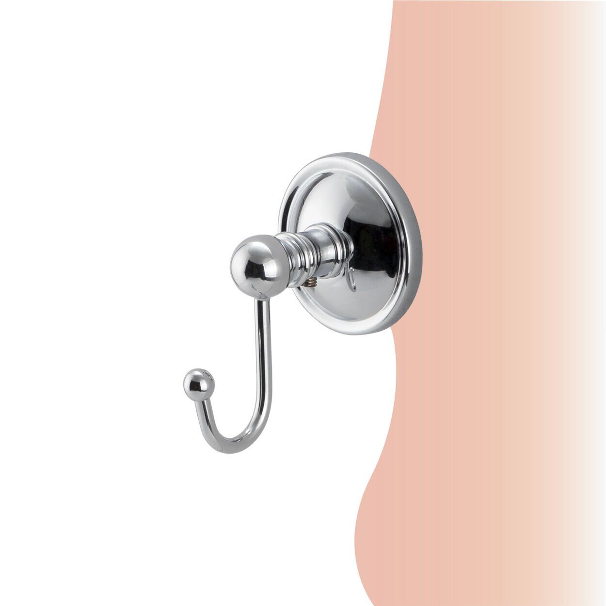 BANYOLİA - Çelik Banyo Bella Klasik Tekli Askılık (40-007)