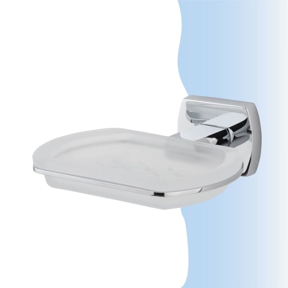 BANYOLİA - Çelik Banyo Milano Montajlı Sabunluk (MLN10-003)