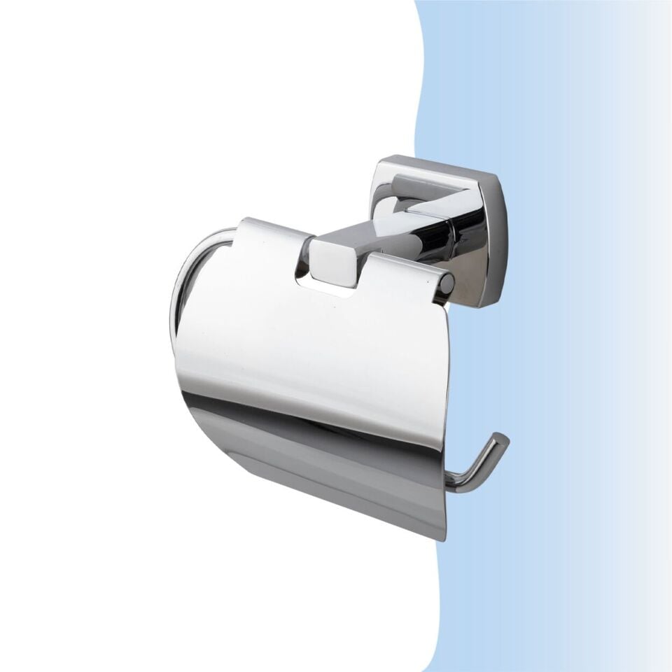 BANYOLİA - Çelik Banyo Milano Geniş Kapaklı Tuvalet Kâğıtlığı (MLN10-007)