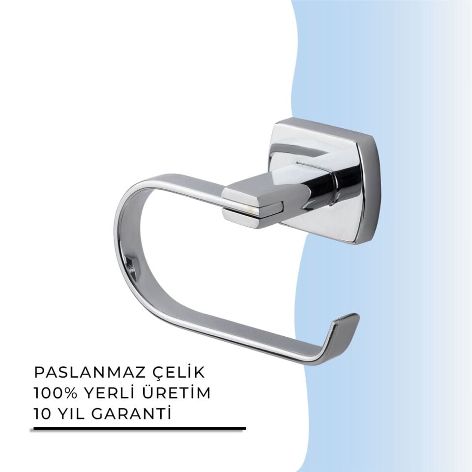 BANYOLİA - Çelik Banyo Milano Açık Tuvalet Kâğıtlığı (MLN10-009)