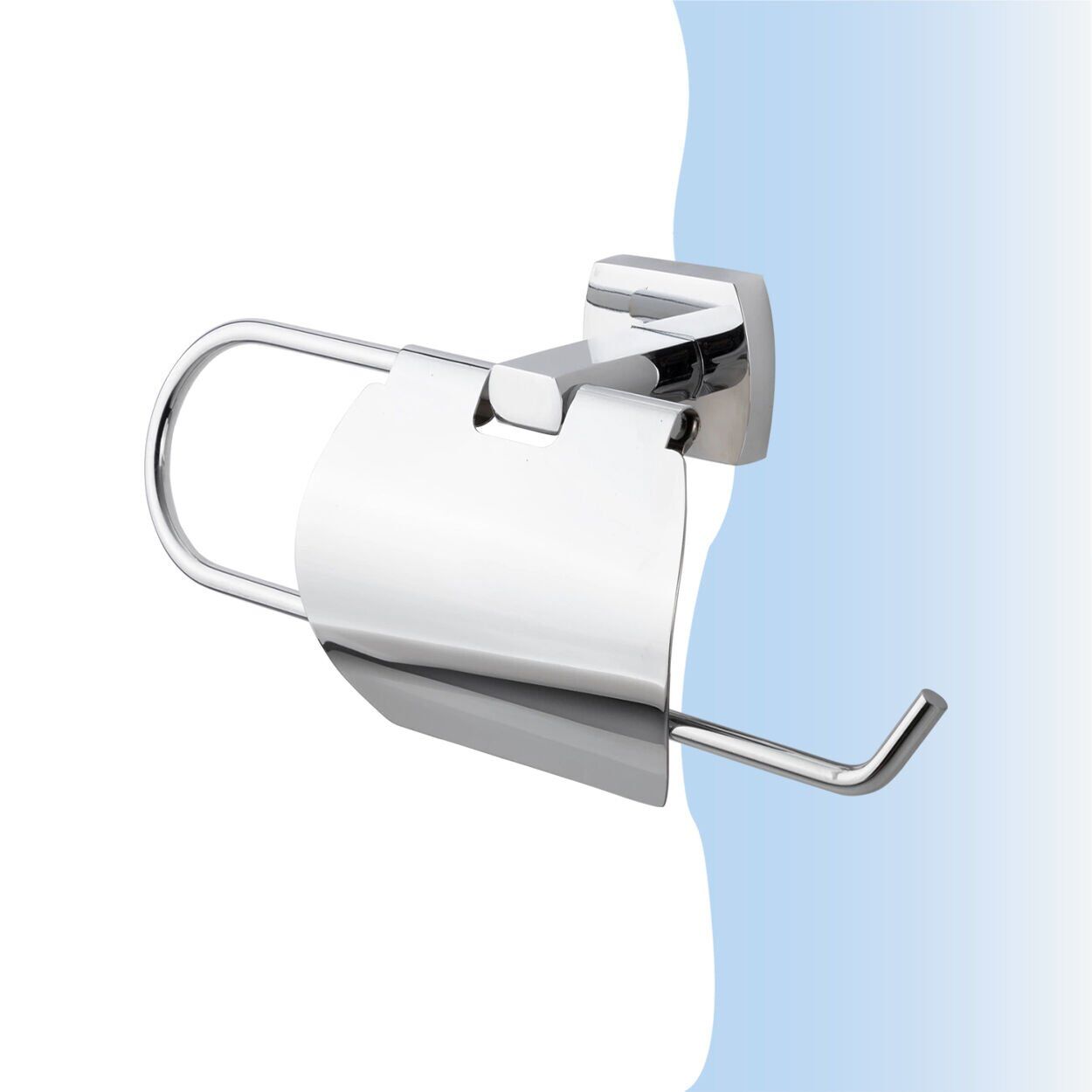 BANYOLİA - Çelik Banyo Milano Geniş Kapaklı Kağıt Havluluk (MLN10-010)