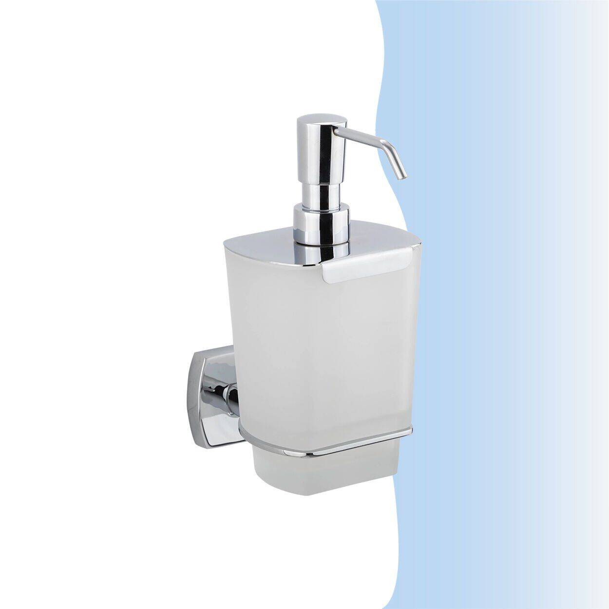 BANYOLİA - Çelik Banyo Milano Montajlı Sıvı Sabunluk (MLN10-025)