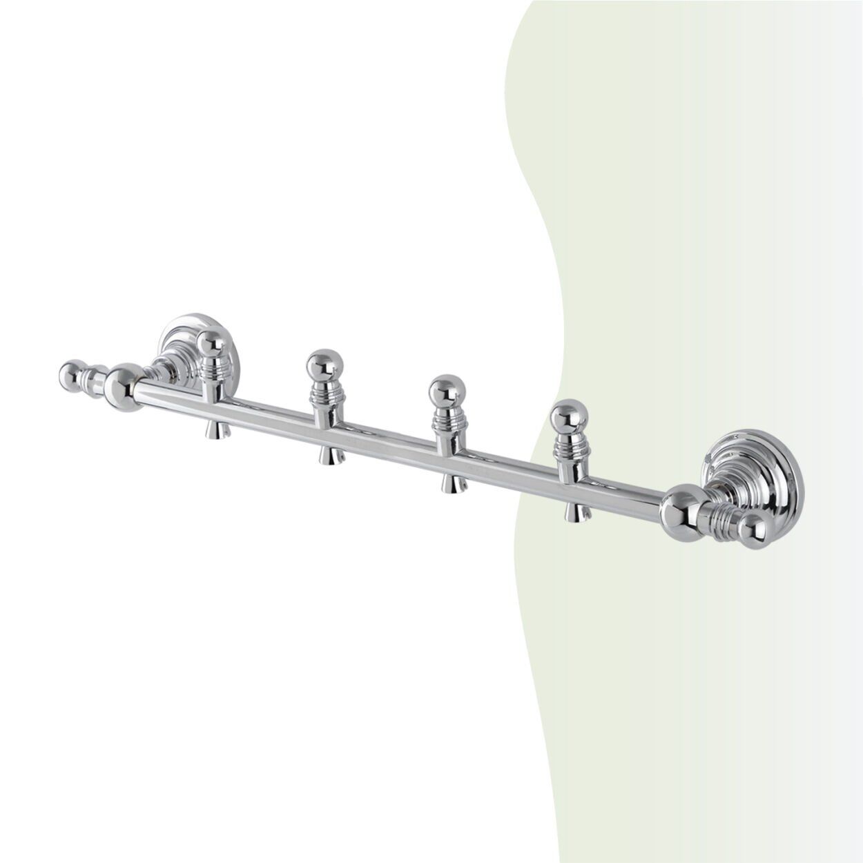 BANYOLİA - Çelik Banyo Ottoman Dörtlü Askılık (OT10-013)