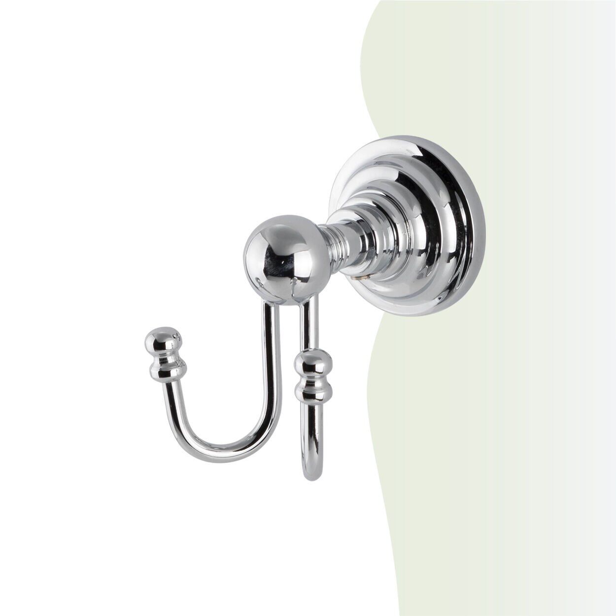 BANYOLİA - Çelik Banyo Ottoman İkili Askılık (OT10-040)